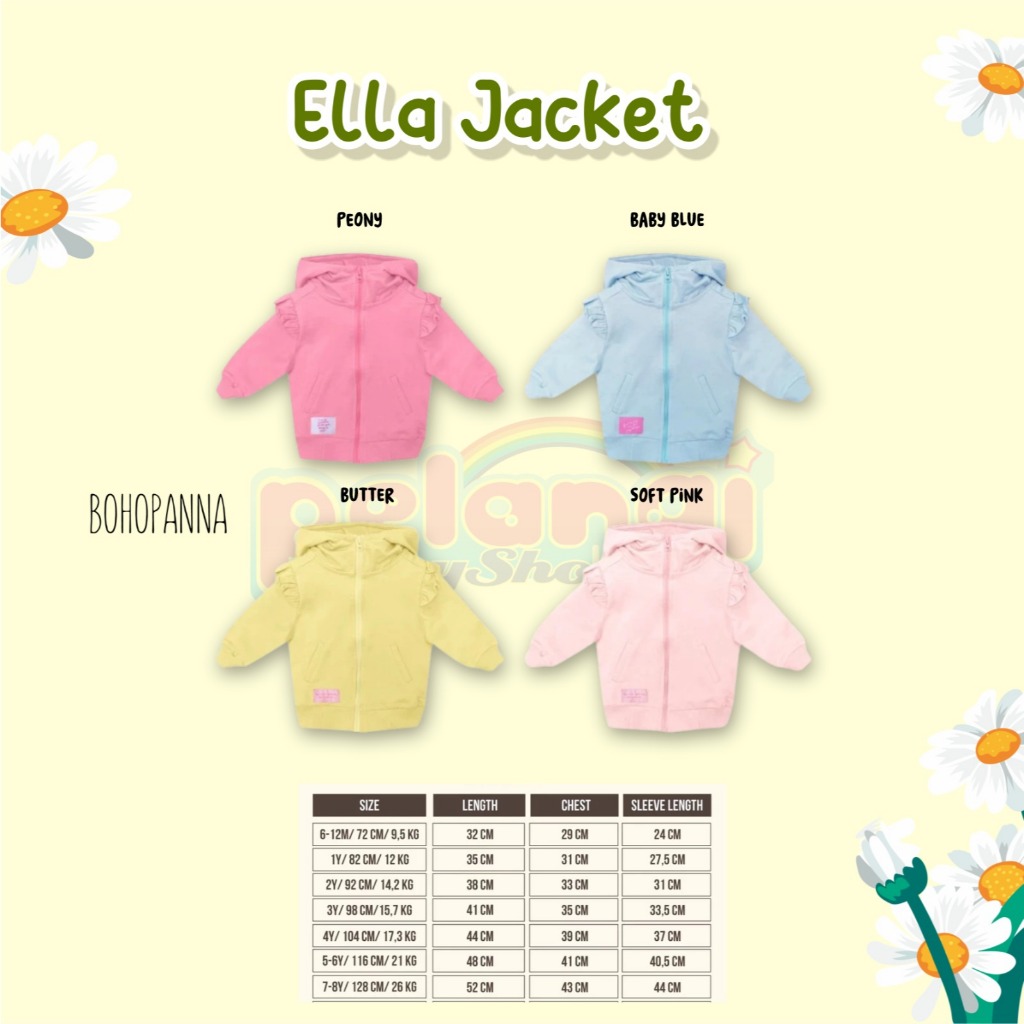 BOHOPANNA | BOHOPANNA ELLA JACKET | BOHO MURAH | JAKET ANAK MURAH