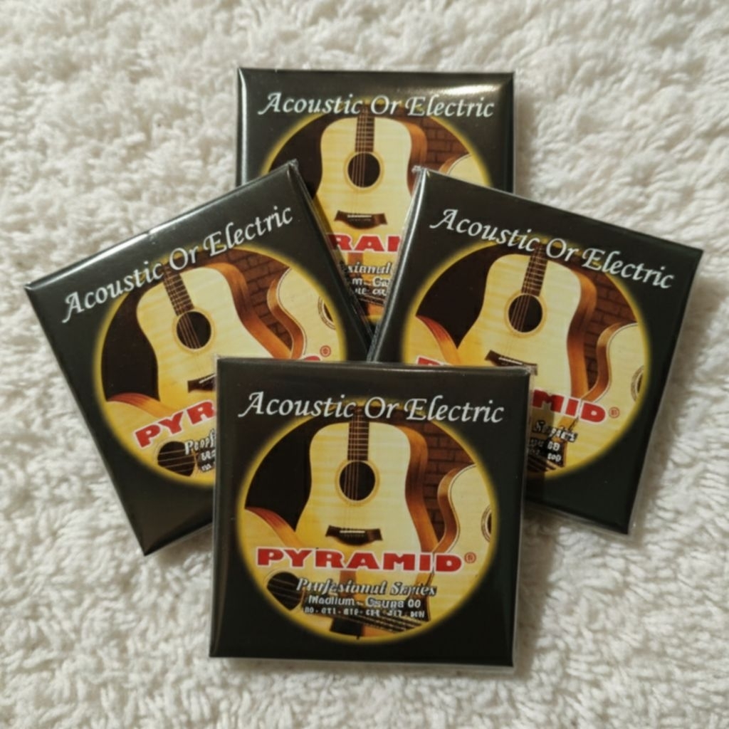 Senar Gitar Pyramid Gold Gauge 09 - Senar Lokal Bisa Untuk Akustik & Elektrik