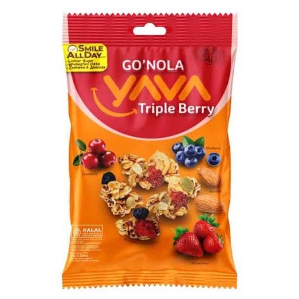 Granola Triple Berry 400g - Yava East Bali Cashews