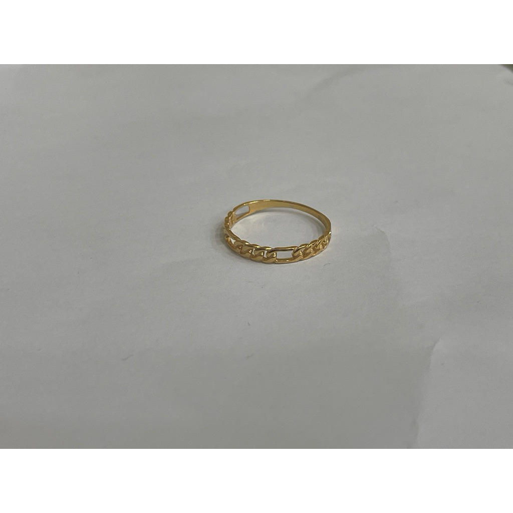 cincin sisik naga model padat variasi emas asli 16k