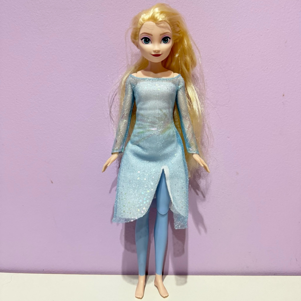 Disney Frozen 2 Elsa Fashion Doll Kaki Artikulasi - Barbie Mattel 2022 - Original - Preloved
