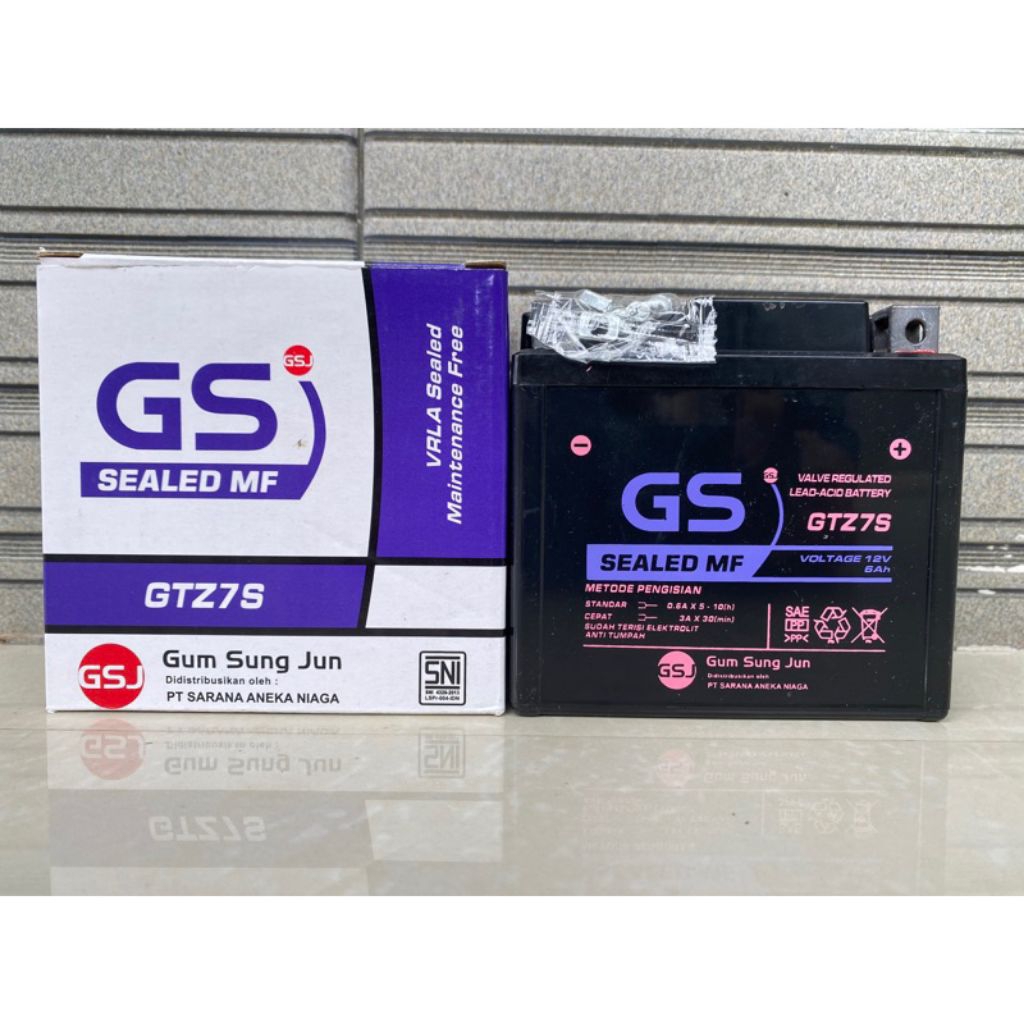 Aki Motor Yamaha Fazzio, Freego, XT 225 Kering MF GTZ6V / GTZ7S