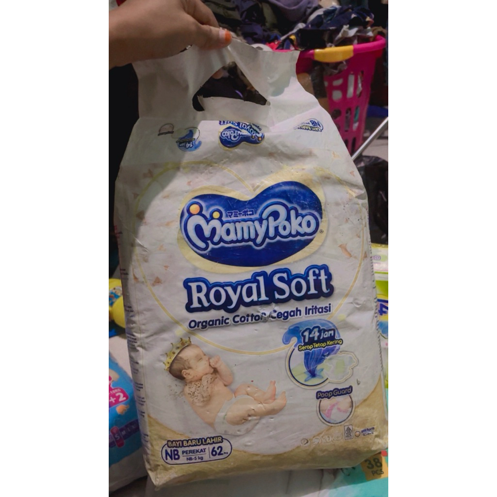 Mamy Poko Royal Pants Soft Nb 62.