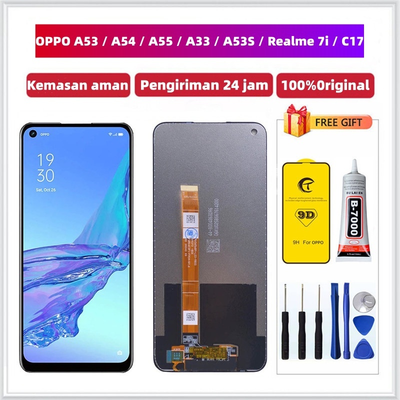 ORIGINAL LCD FOR OPPO A53 / A54 / A55 / A32 / A33 / A53S / Realme 7i / Realme C17 ORIGINAL TOUCHSCRE