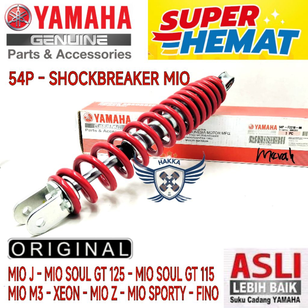 54P SHOCKBREAKER ORIGINAL YAMAHA MIO J, SHOCKBREAKER MIO SOUL GT 125, SHOCKBREAKER MIO SOUL GT 115, 