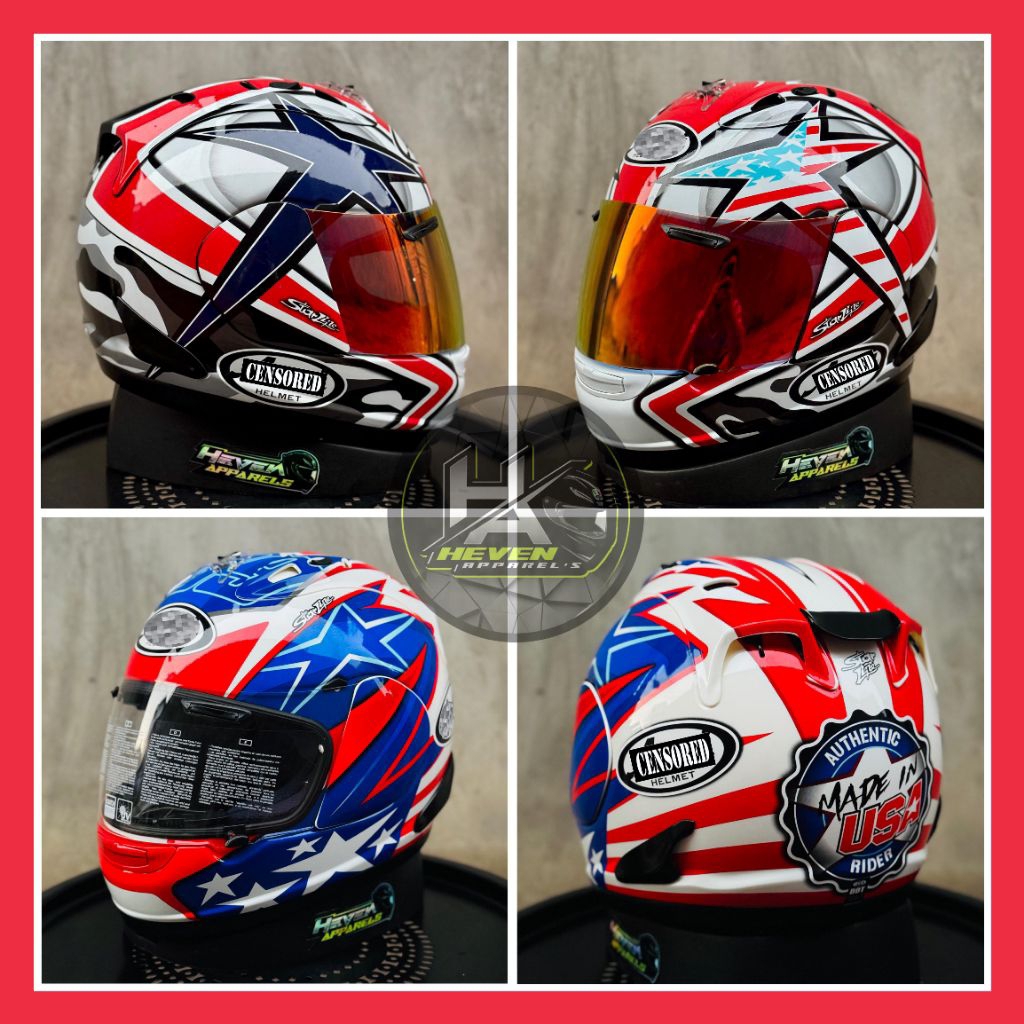 Helm Rx7x RR5 Hayden SB Laguna Seca Super copy