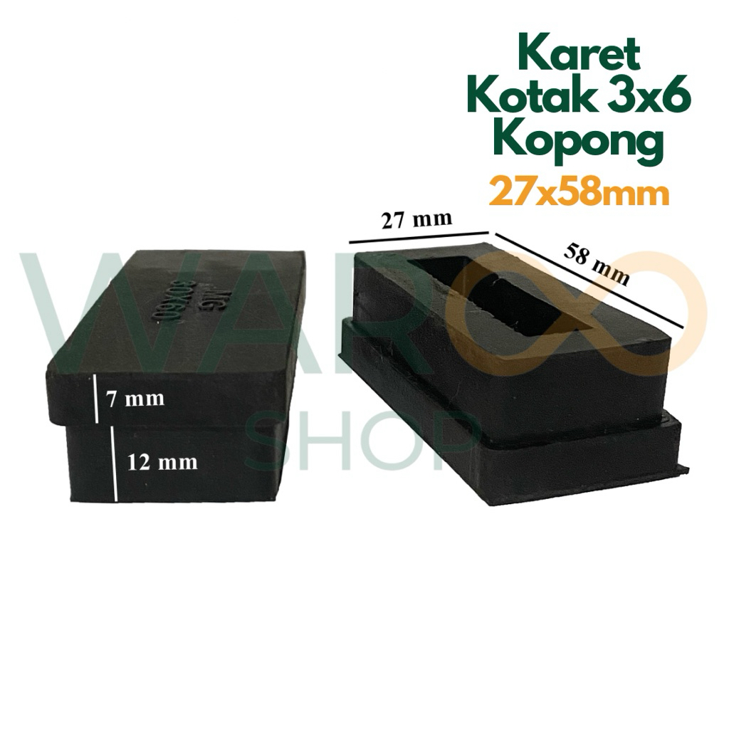 Karet Pelindung Alas Kaki Furniture Meja Kursi Rak Lemari Tutup Lubang Pipa Ganjal Besi Kotak Hollow