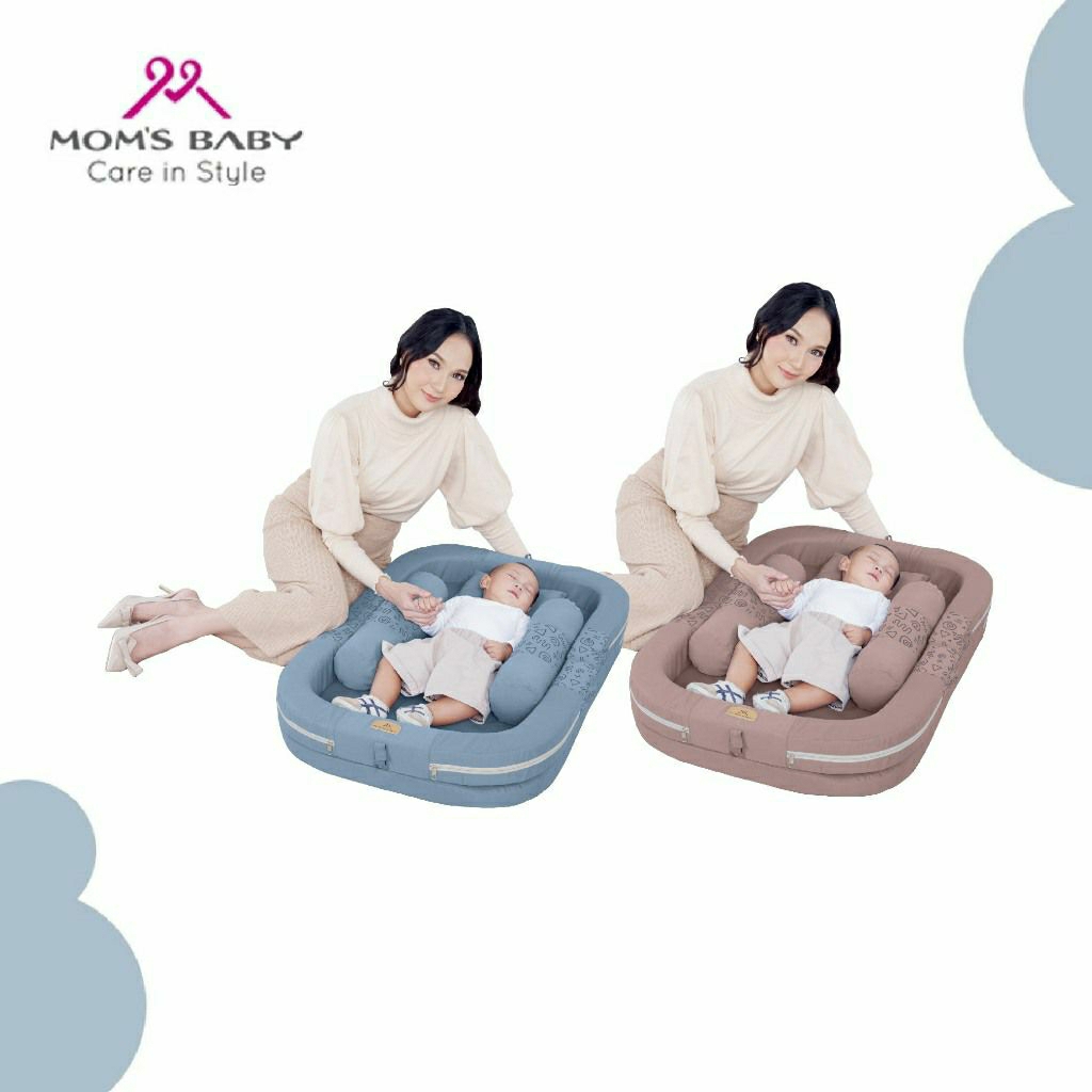 Mom's Baby Kasur Bayi Sofa + Kelambu Specta Series / BabyJoy Kasur Bayi Sofa Dan Kelambu Helie Serie