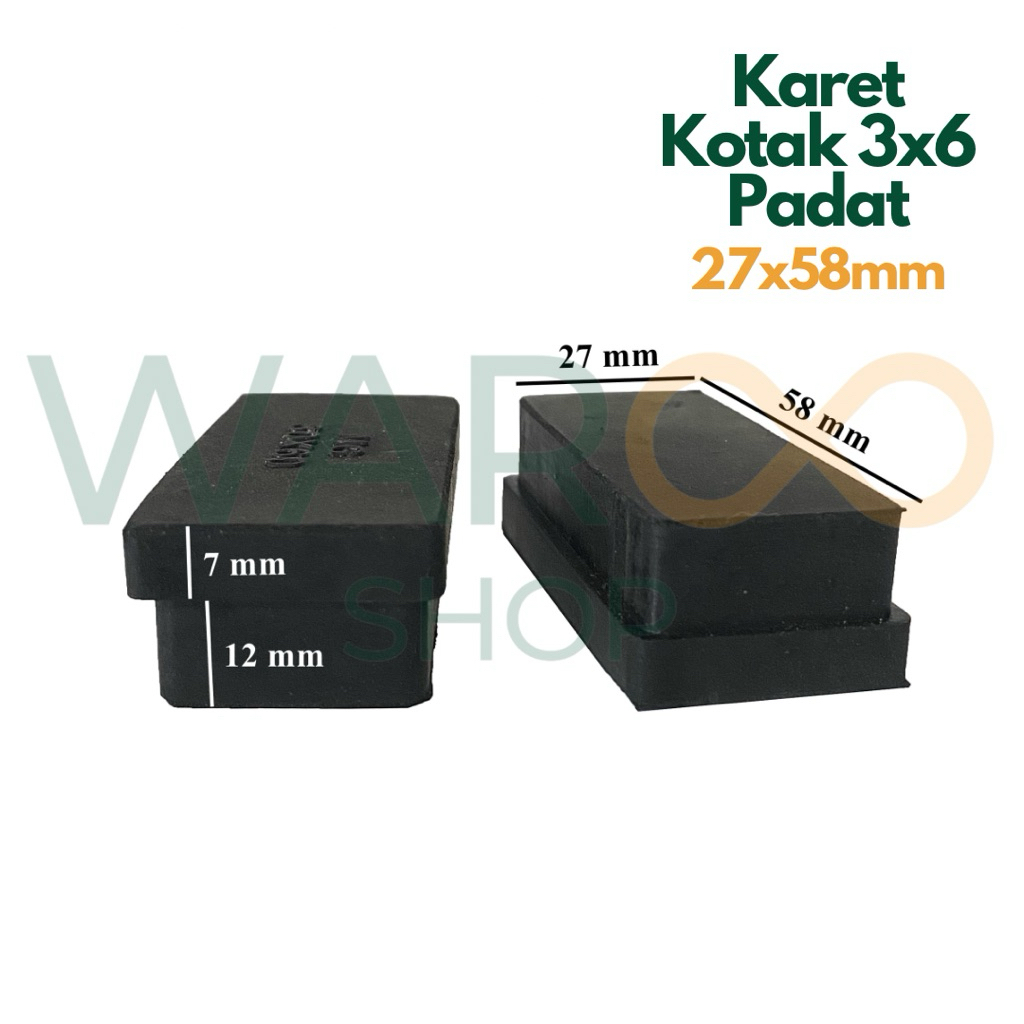 Karet Pelindung Alas Kaki Furniture Meja Kursi Rak Lemari Tutup Lubang Pipa Ganjal Besi Kotak Hollow