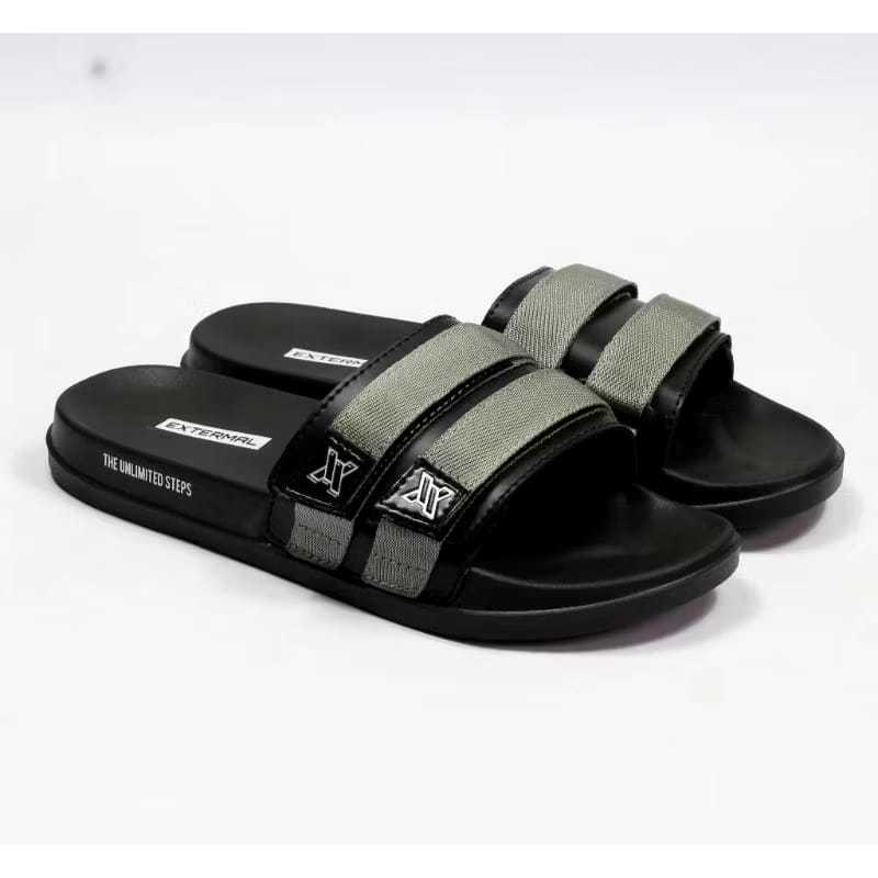 Sandal pria terbaru  2026 original 100% branded sandal pria tali webing ori original/sandal slide ca