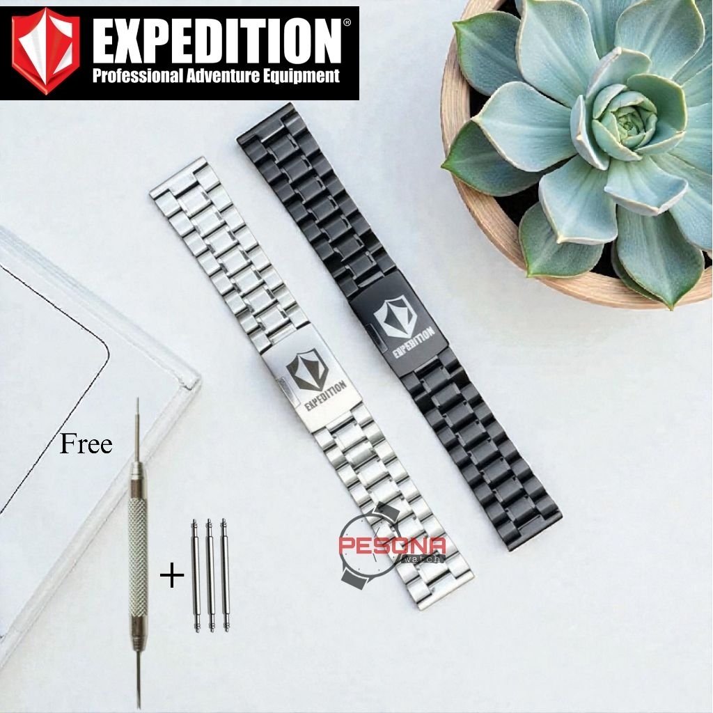 Strap Tali Rantai Jam Expedition Stainless Steel Rantai Jam EXPEDITION