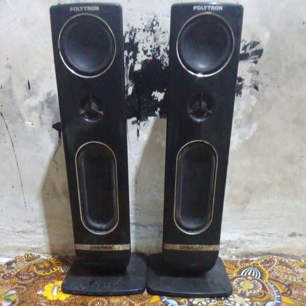 speaker pasif polytron, speaker pasif tv polytron 24 inch.