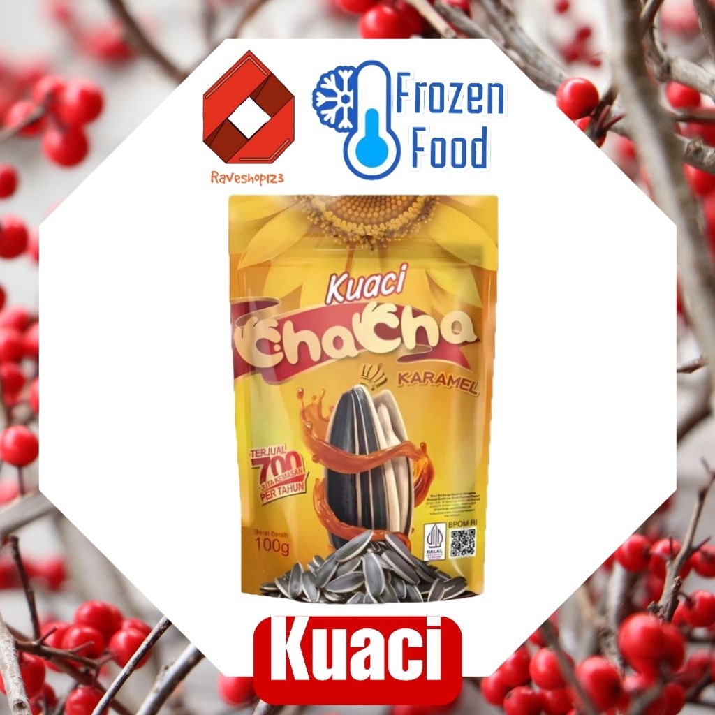 ChaCha Kuaci Import Cemilan Sehat 100gr Biji Bunga Matahari / Kuaci Chacha