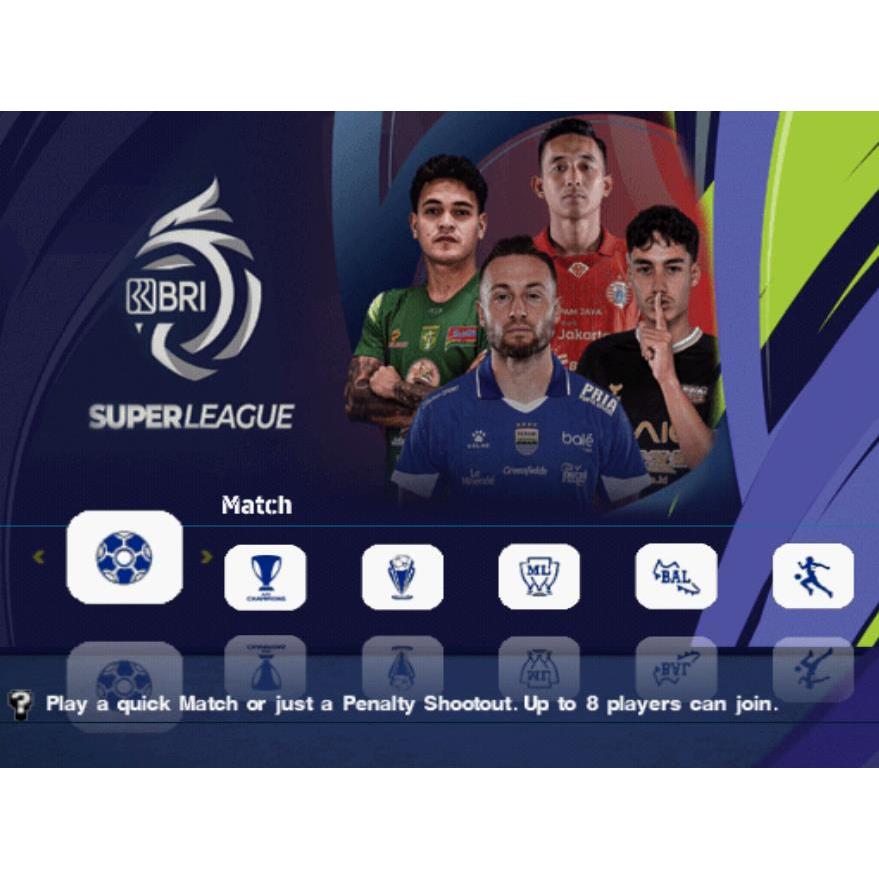 KASET DVD GAME PS2: EFOOTBALL PES 2026 LIGA BRI