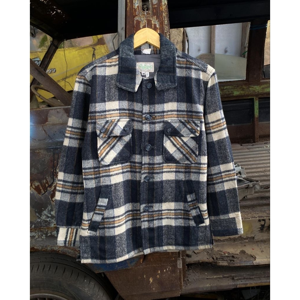 Sun Scoul Plaid Wool Flannel