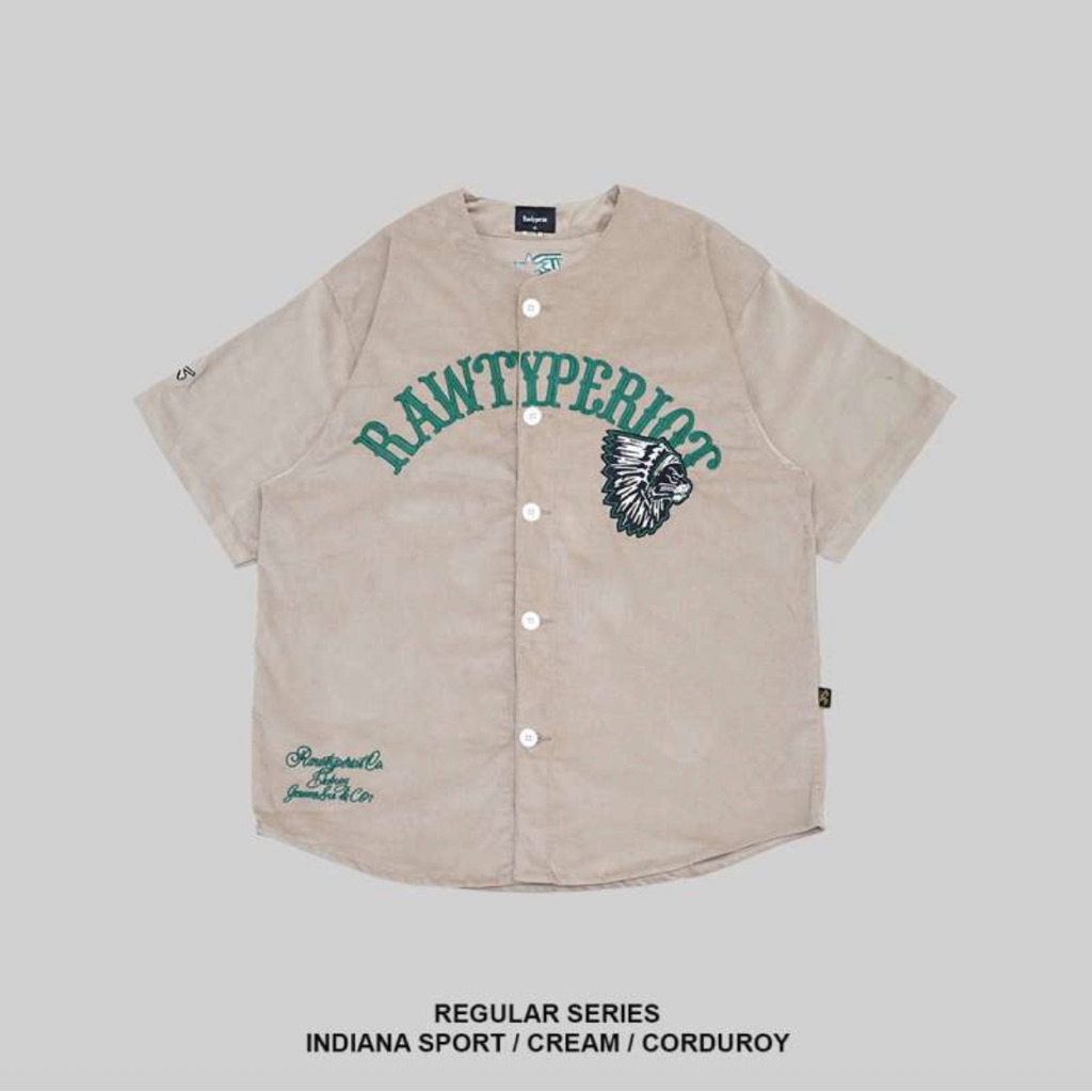 100% Original - Rawtype Riot - Indiana Sport Jersey Cream