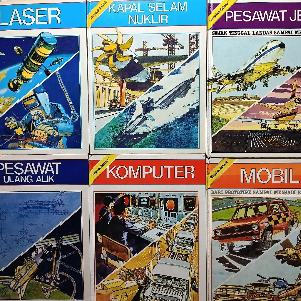 Buku Original • Ensiklopedia Anak Jadul Seri Menyibak Rahasia / Mobil / Komputer / Pesawat Ulang Ali