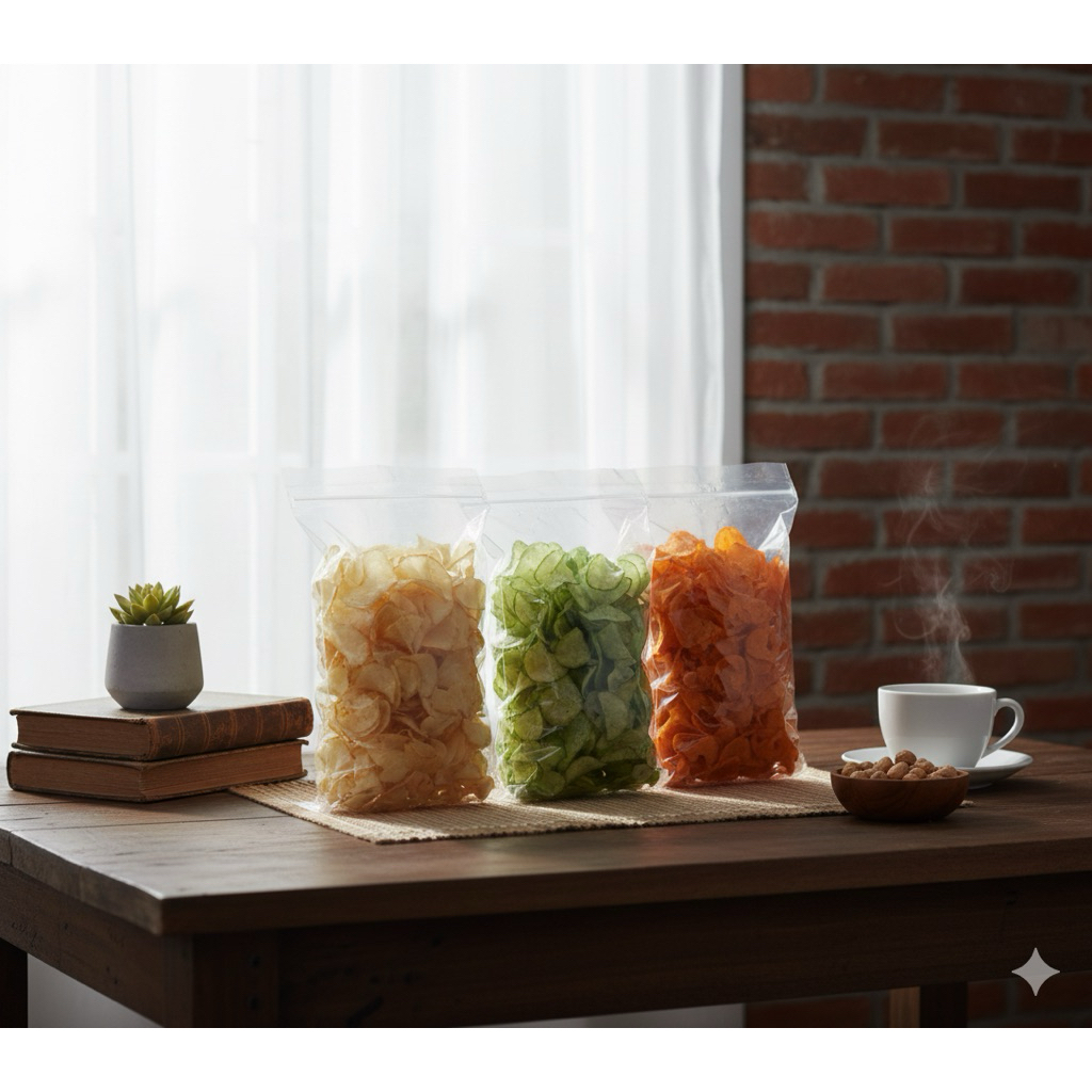 Keripik Singkong Pedas 500 gram