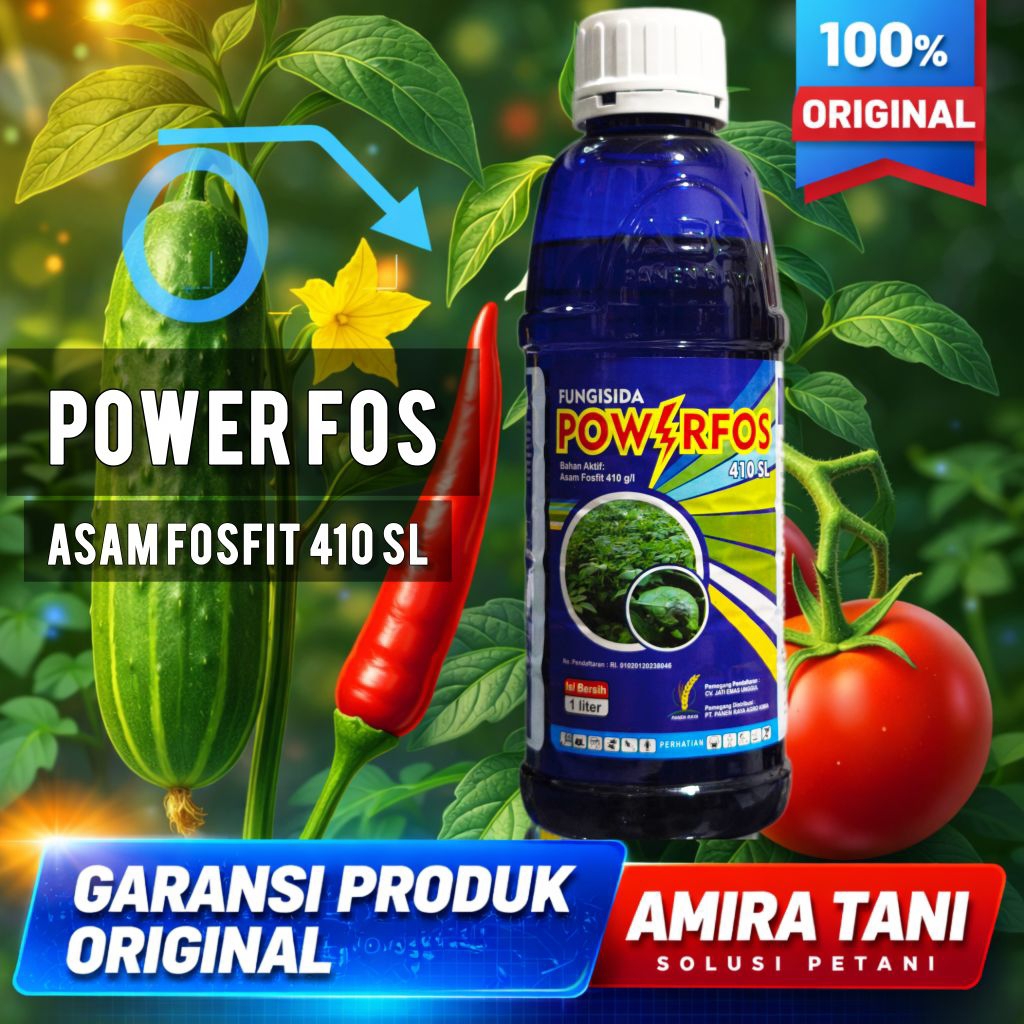 Fungisida sistemik powerfos 1liter asam fosfit