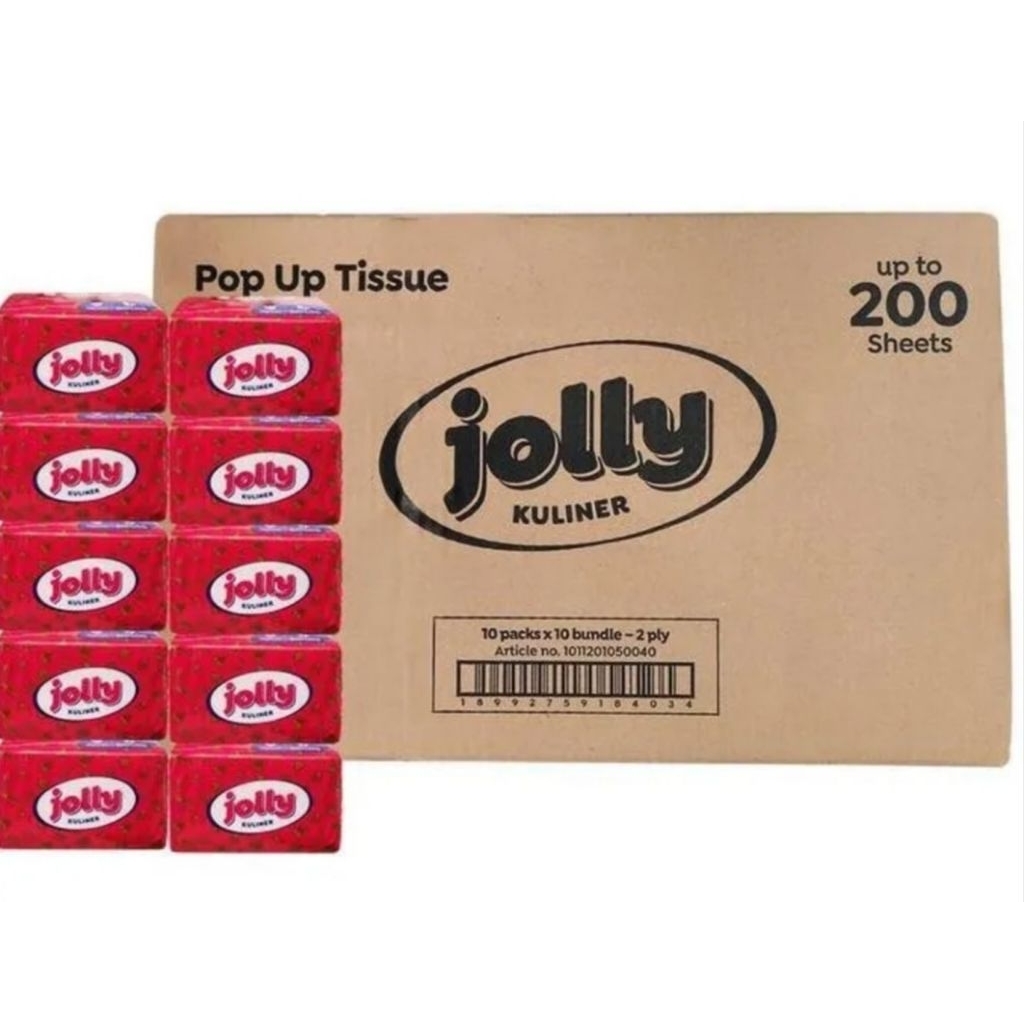[1 karton] Tissue Jolly Pop Up