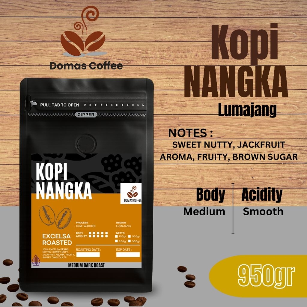 Kopi Nangka / Excelsa / Liberika Lumajang 950gr Grade 1