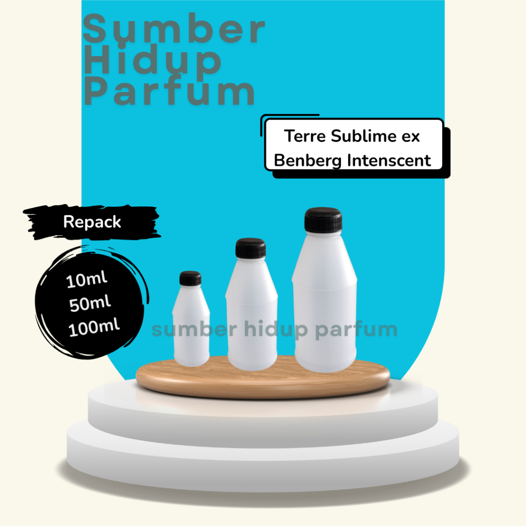 Grosir dan Ecer Bibit Parfum Terre Sublime ex Benberg Intenscent Repack 10ml, 50ml, dan 100ml