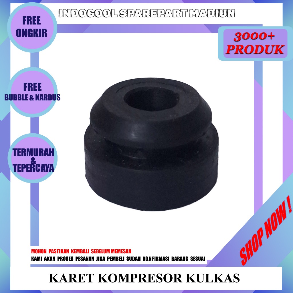 KCK KARET KAKI COMPRESOR KULKAS / KARET KOMPRESOR KULKAS