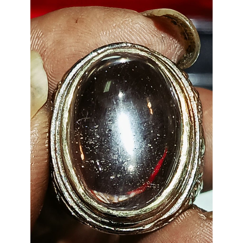 batu Kinyang air kristal super mewah ikat alpaka krum no 8'5