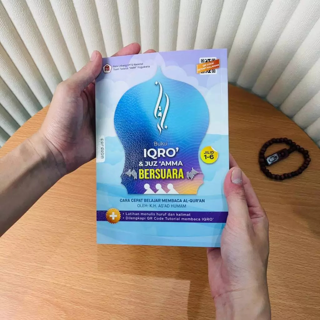 Iqro Anak Bersuara Jilid 1 Sampai Iqra 6 Lengkap Plus Juz Amma Full Color Berwarna Custom Nama