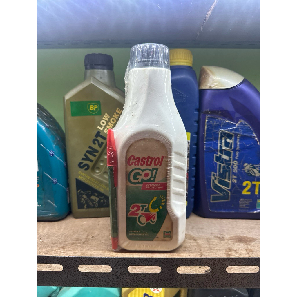 oli samping 2t CASTROL GO original stok lama