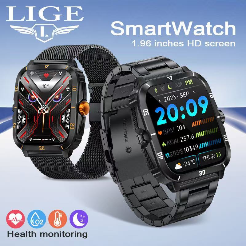 KT71 Smart Watch Multi functional Wireless Call Waterproof Step Counting Voice Assistant Sports Watc