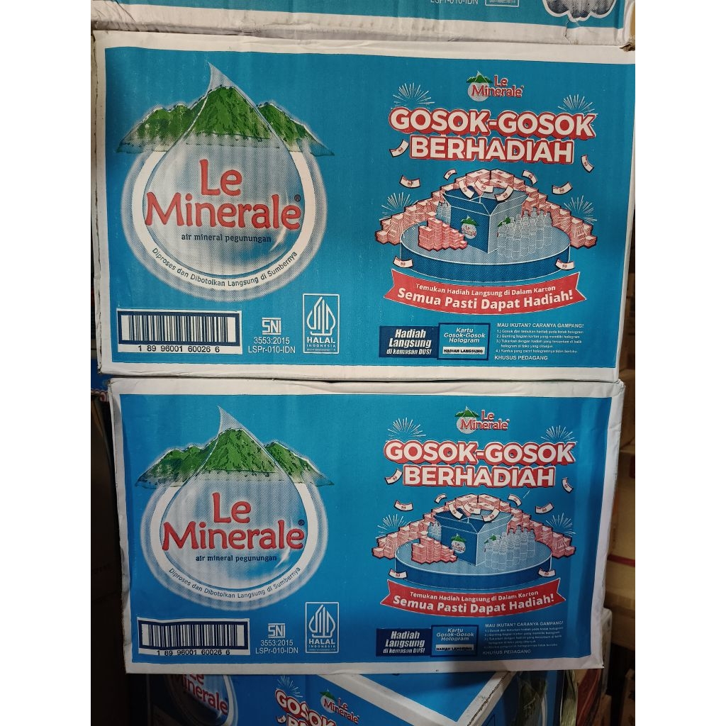 Le Mineral Air Mineral Pegunungan 600ml (isi 24)