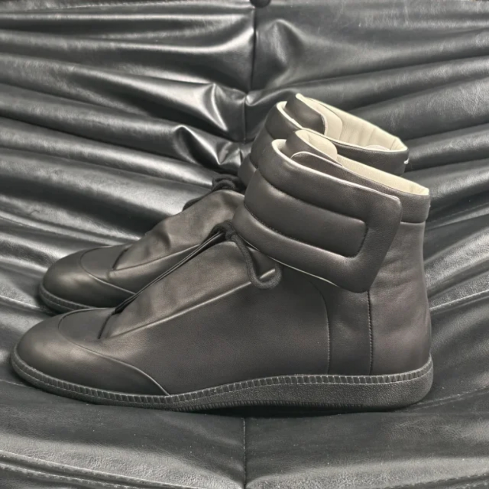 Future Sneaker High - Maison Margiela - All Black [100% Genuine Calf Leather]