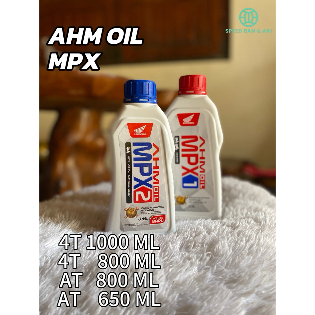 100% ORIGINAL & BARU OLI MOTOR AHM OIL MPX 1 MPX 2 HARGA GROSIR AT MT 4T 4 STROKE 4 TAK MANUAL MATIC
