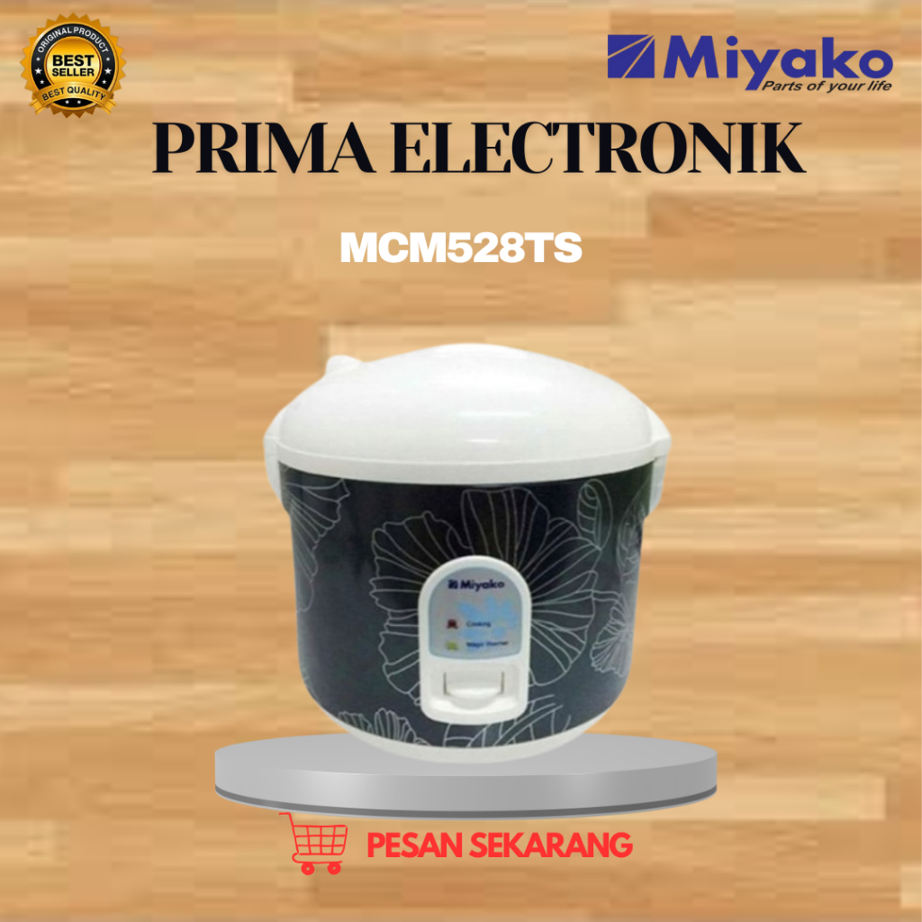 MIYAKO RICE COOKER MCM-528TS/MCM528TS/MCM528 TS/MCM 528TS/MCM-528 TS/MCM528TS/MAGIC WARMER PLUS 1.8L