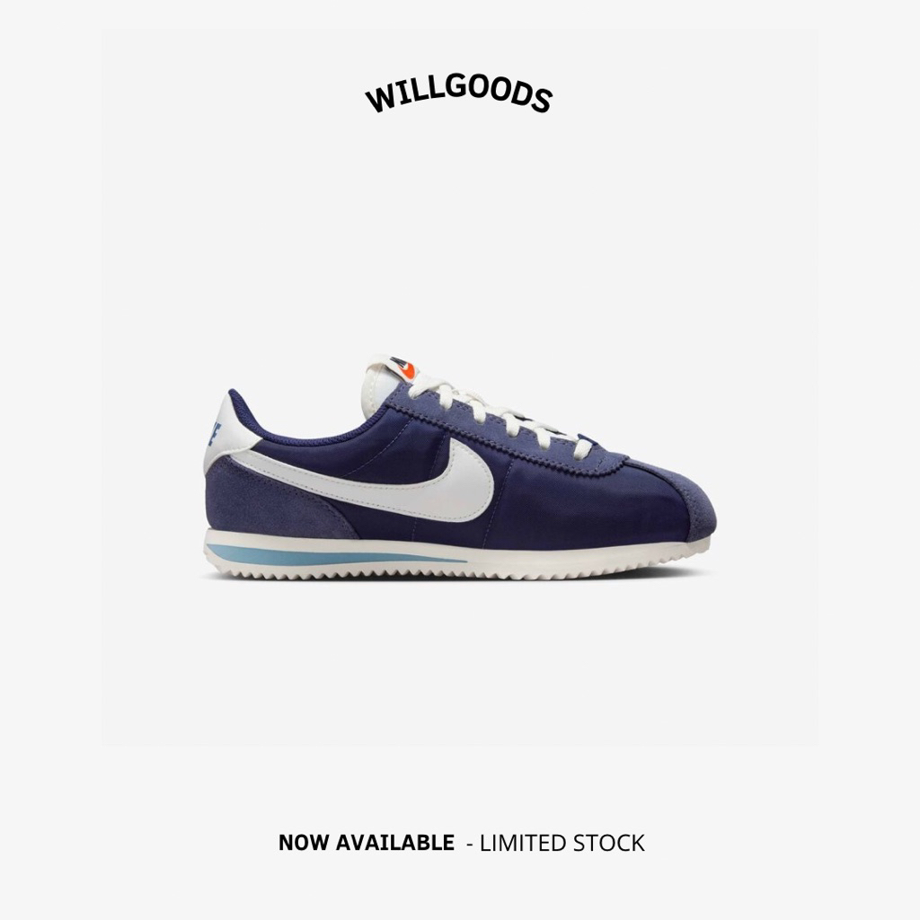 Nike Cortez TXT Midnight Navy GS Women Original Resmi