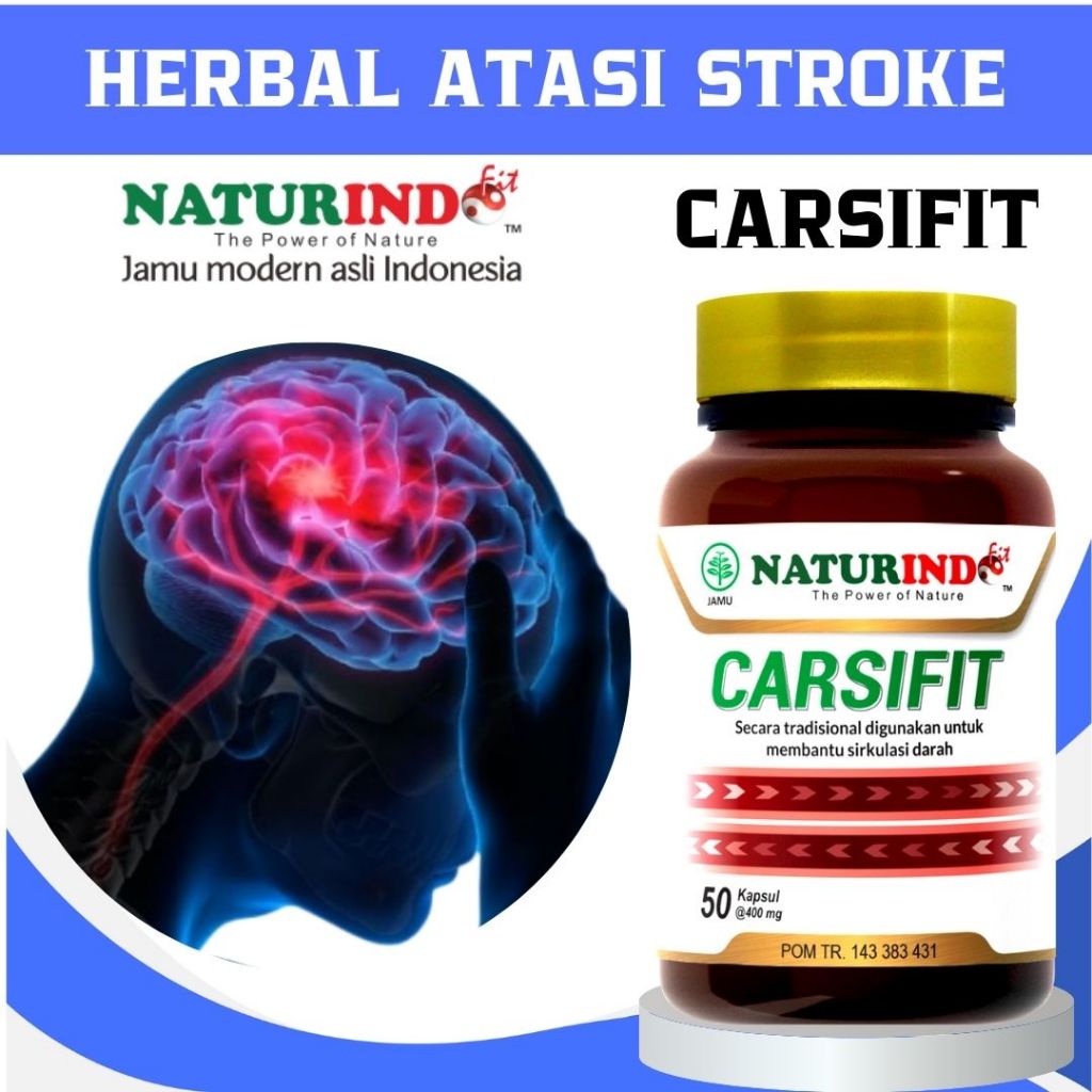 Obat Herbal Sakit Stroke Struk Strok Setruk Struke CARSIFIT untuk Stroke Tremor Herbal Paling Ampuh