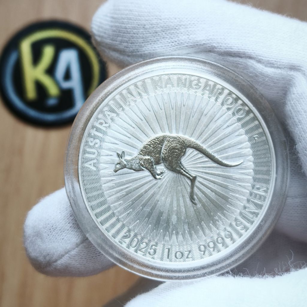 Silver Koin Australian Kangoroo 1 oz (31,1 gram) Pure Silver Coin