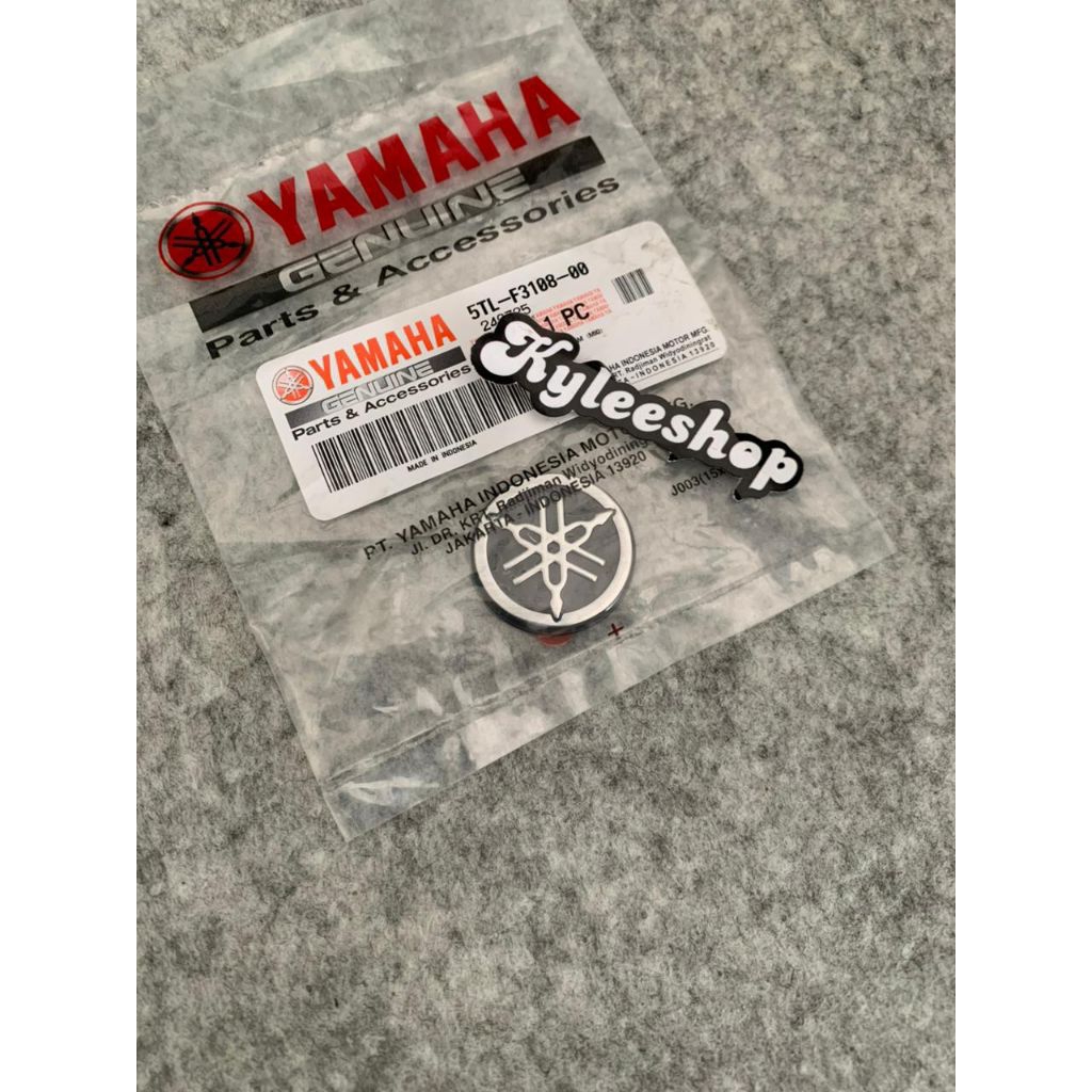 emblem dasi silver yahama original mio sporty mio smile