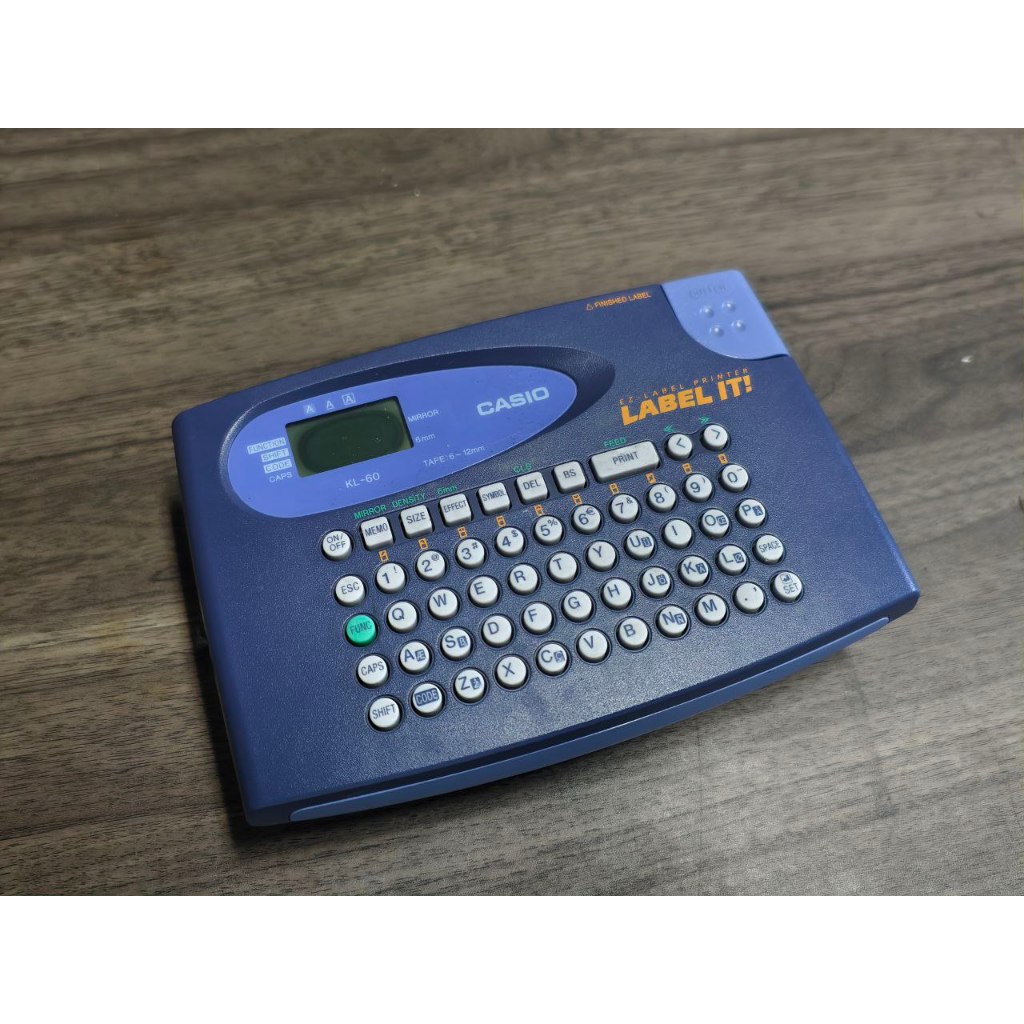 Casio KL-60 label printer seri EZ-Label Bekas
