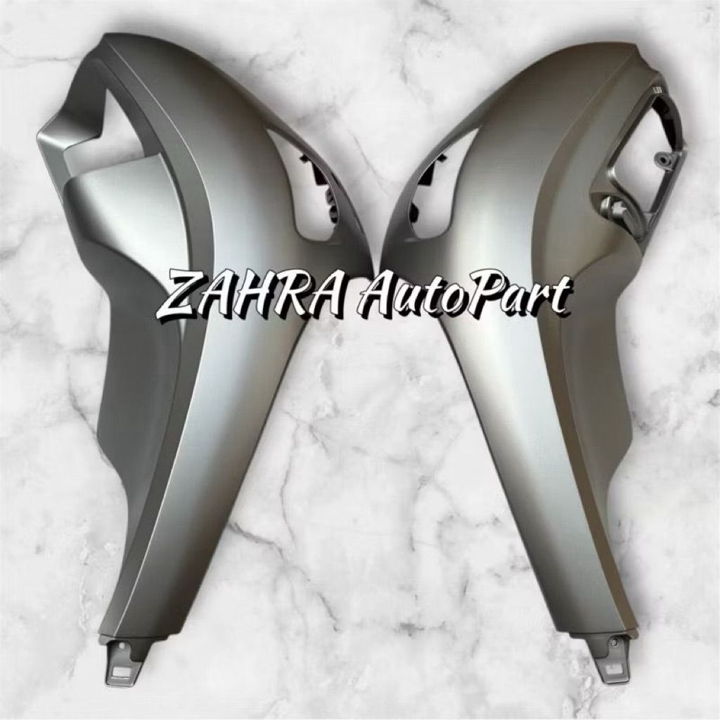 Cover Body Samping Depan Scoopy 2025 Cover Sayap Scoopy New 2025 Kanan Kiri Silver Original ori