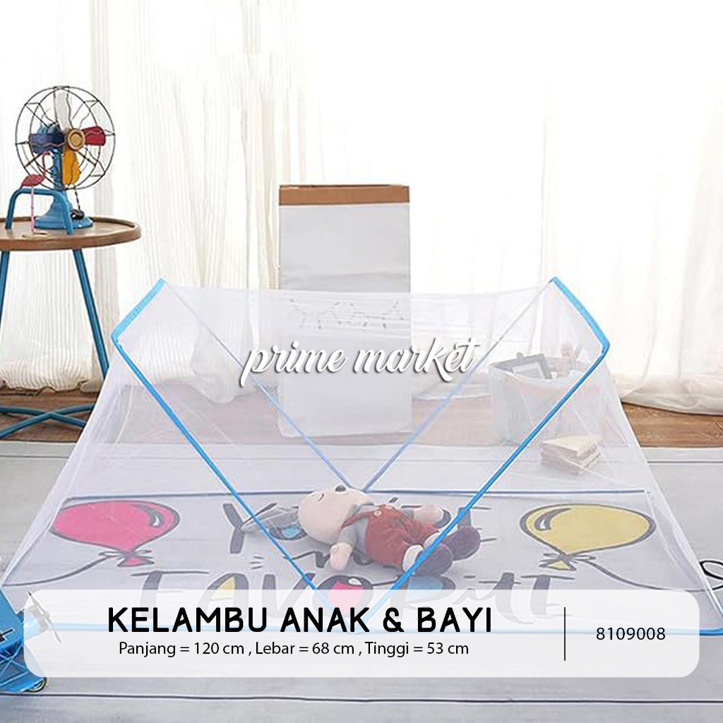Kelambu Tidur Lipat Kelambu Tidur Portable Kelambu Bayi Kelambu Tenda Kelambu Tidur Anak (8109008)