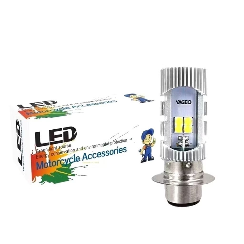 [ LED M5 ] Lampu Depan Motor LED M5 6500K 12 Volt 6 Watt LED 2 Sisi Wajib Arus DC ORIGINAL  Design M