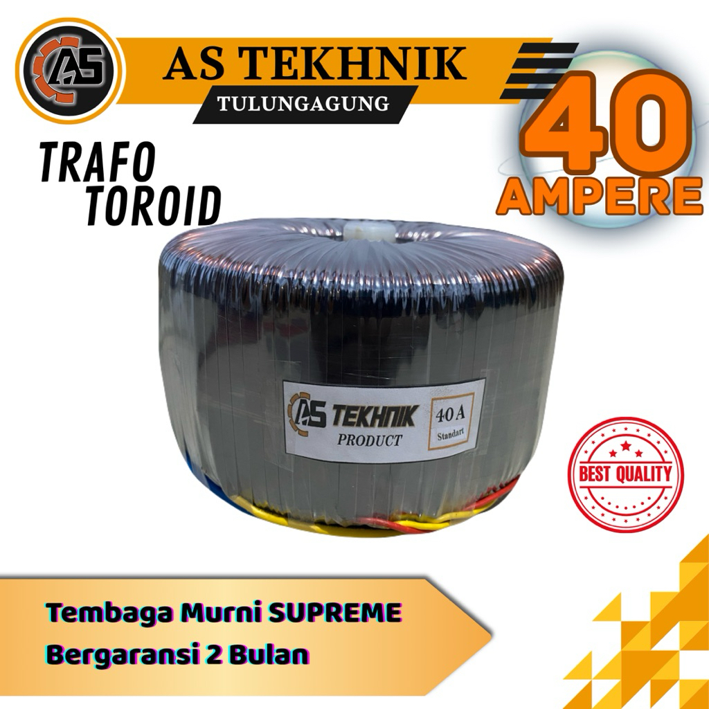 TRAFO TOROID DONAT 40A CT 90V