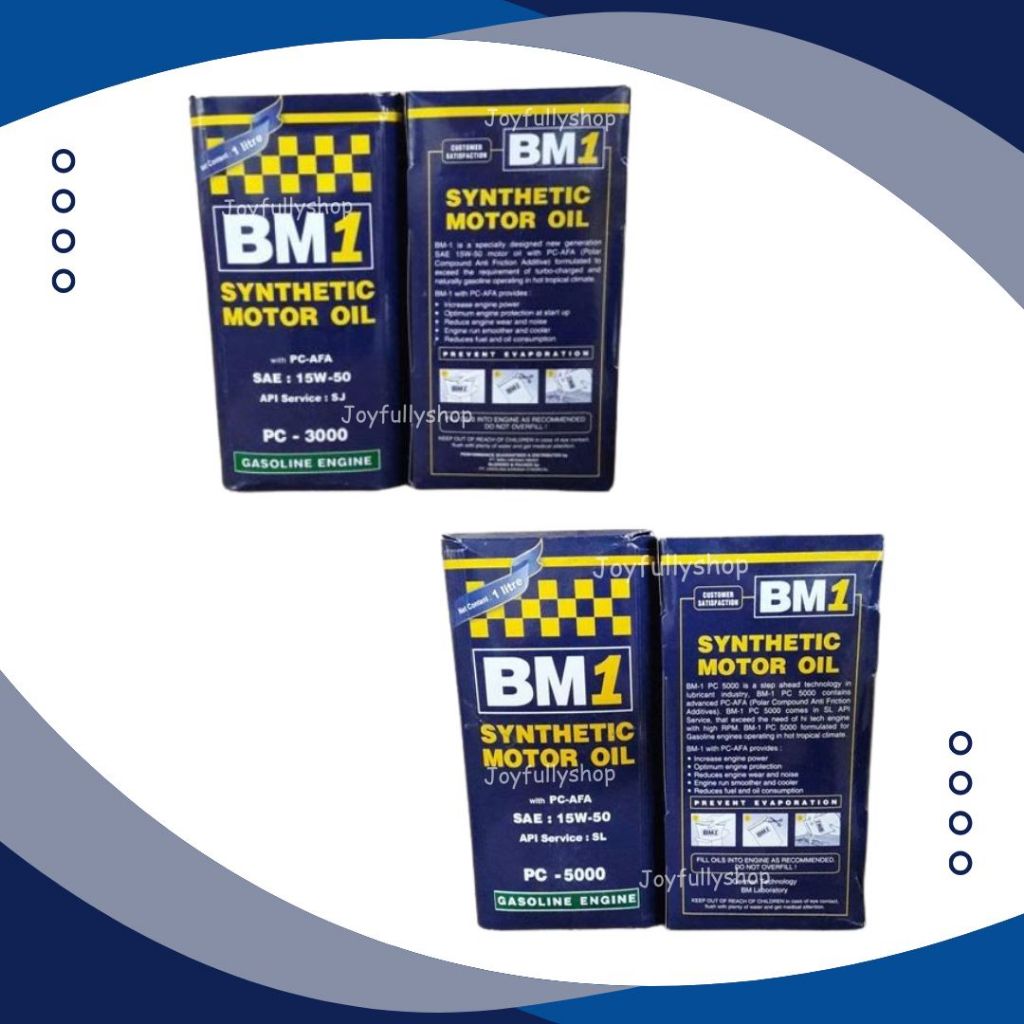 Oli MOBIL  BM1 PC3000 PC5000 15W50 1 LITER