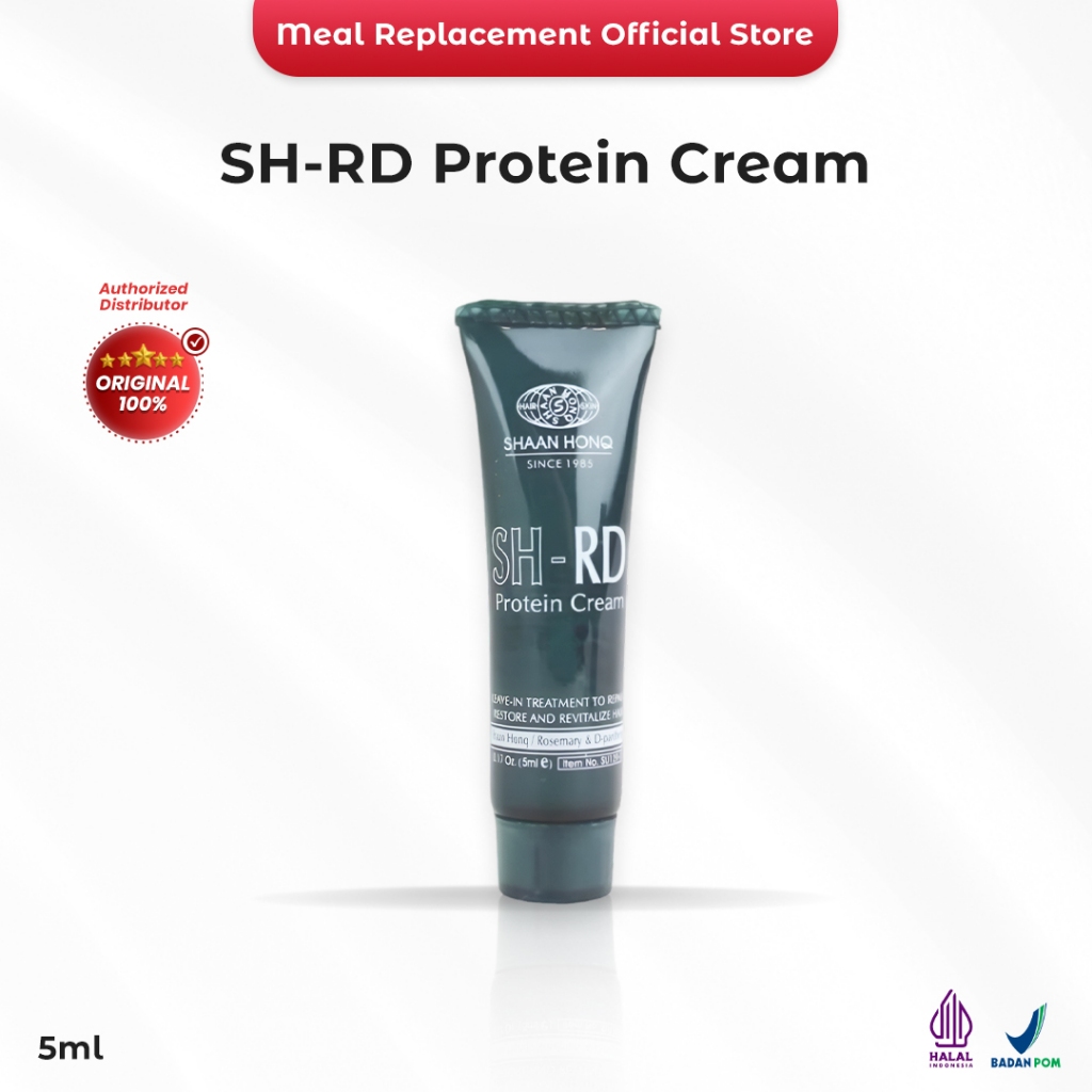 SHRD Protein Cream 5ml | Vitamin Rambut & Heat Protector | Perawatan Rambut Kering Kusut & Ngembang 