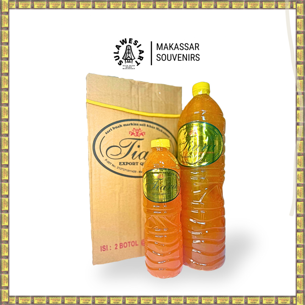Markisa Tiara - 625ml | 1500ml - Oleh Oleh khas Makassar