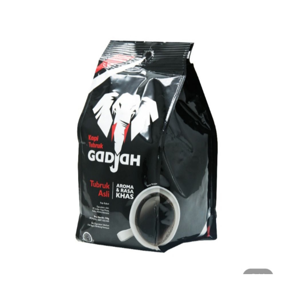 Gajah kopi tubruk asli instan 138 gram
