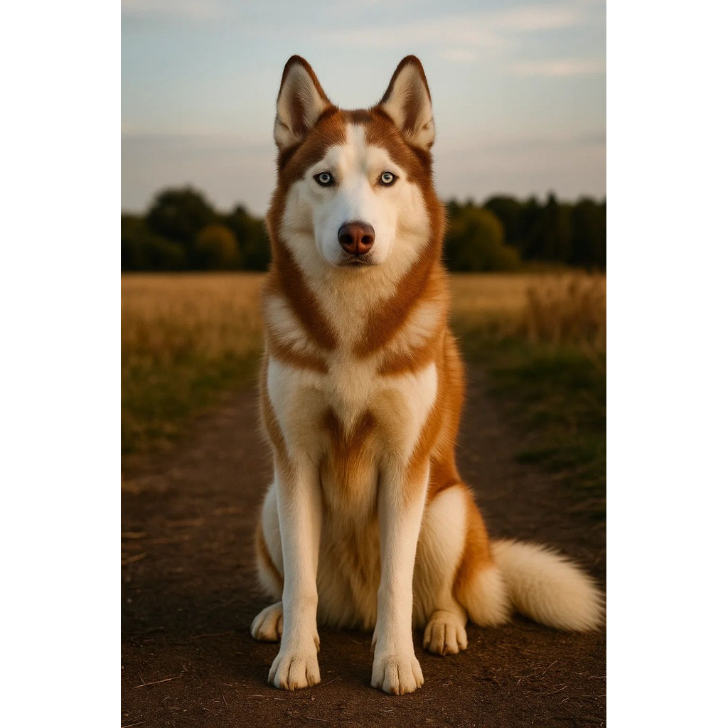 Anjing Siberian Husky Betina usia 2 tahun