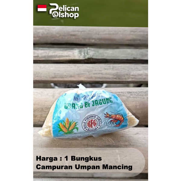Umpan Jadi Udang Plus Jagung Manis BFG Bule Fishing Group Bogor 1 Bungkus 75 Gram Umpan Mancing Gaco